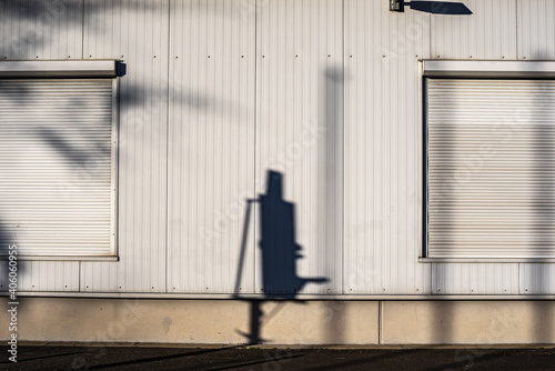 Light and shadow on the wall photo