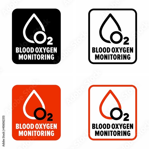 "Blood oxygen monitoring" medical device information sign