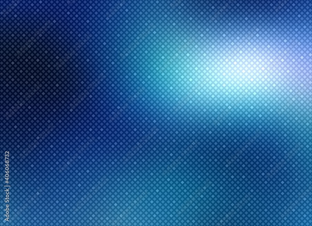 Blue glitz mosaic grid textured background. Brilliance surface abstract illustration.