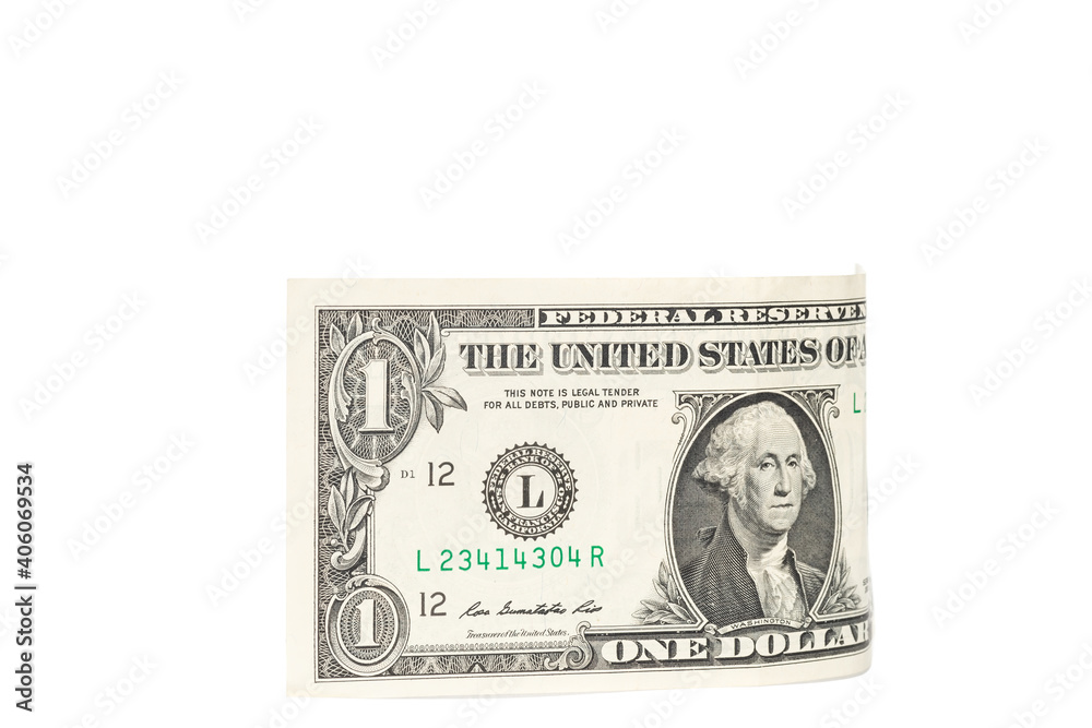 dollar isolate on a white background. dollar isolate on a white background.