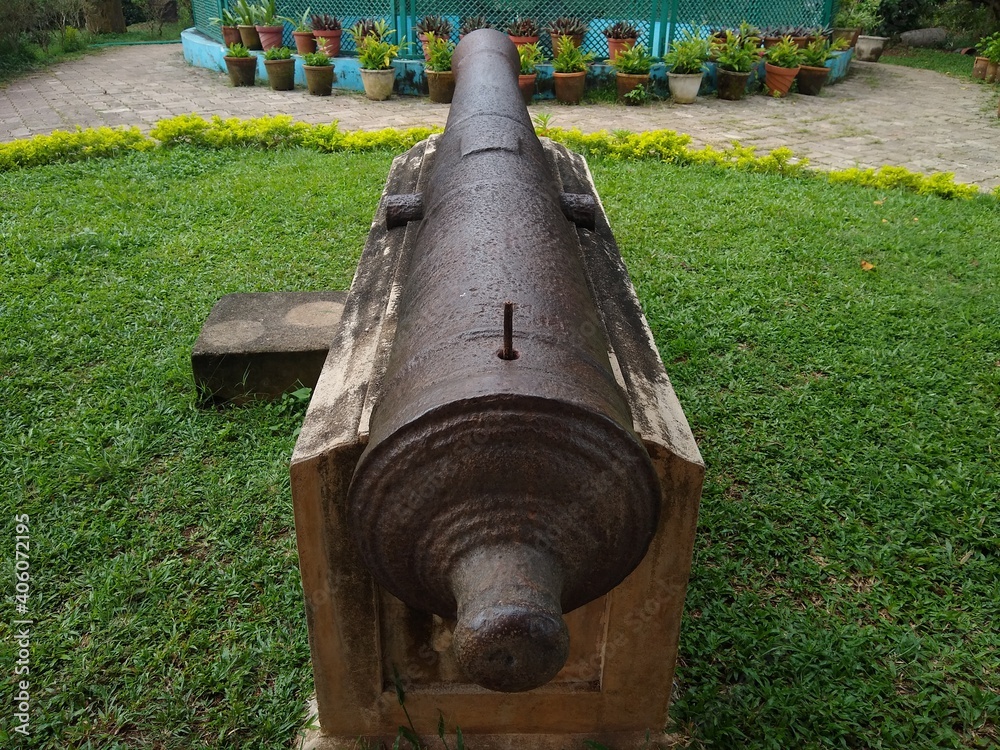 old cannon in the park