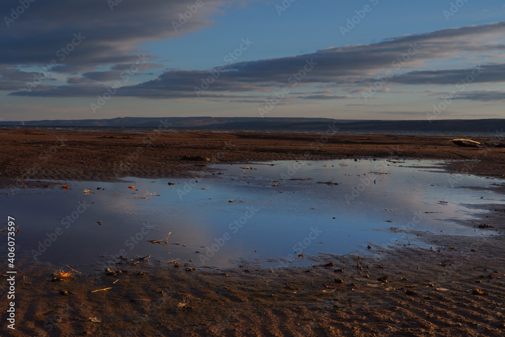 sunrise on the river