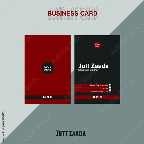 business card template