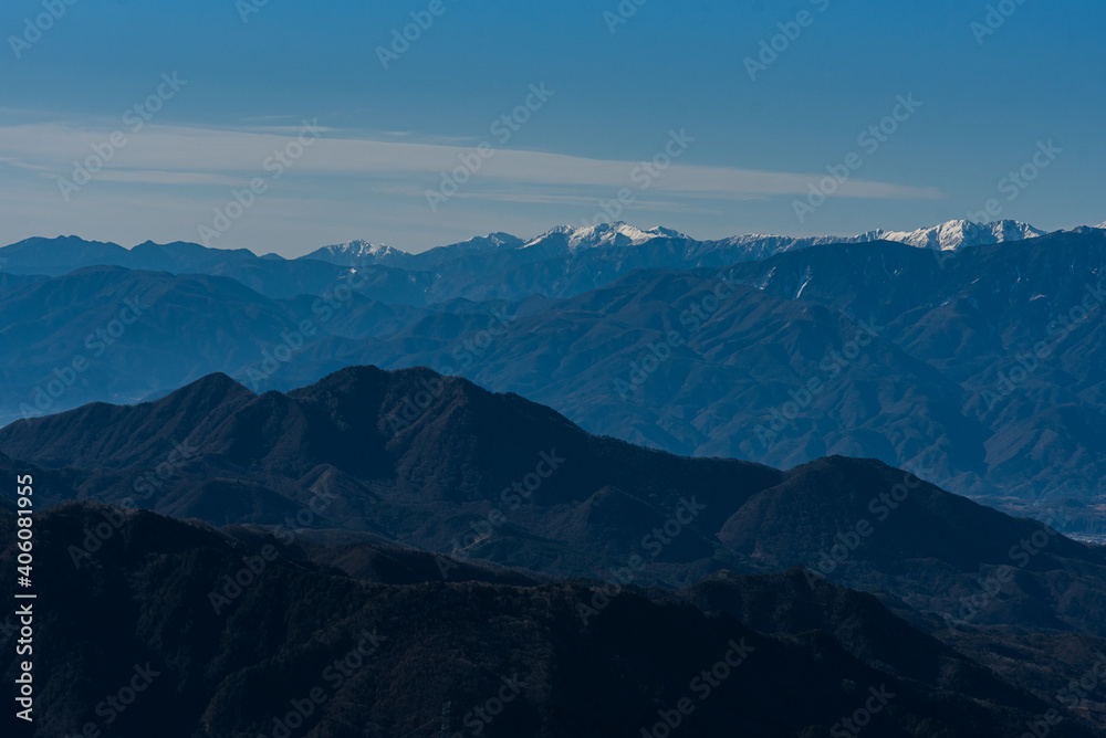 southern alps from Mizugaki