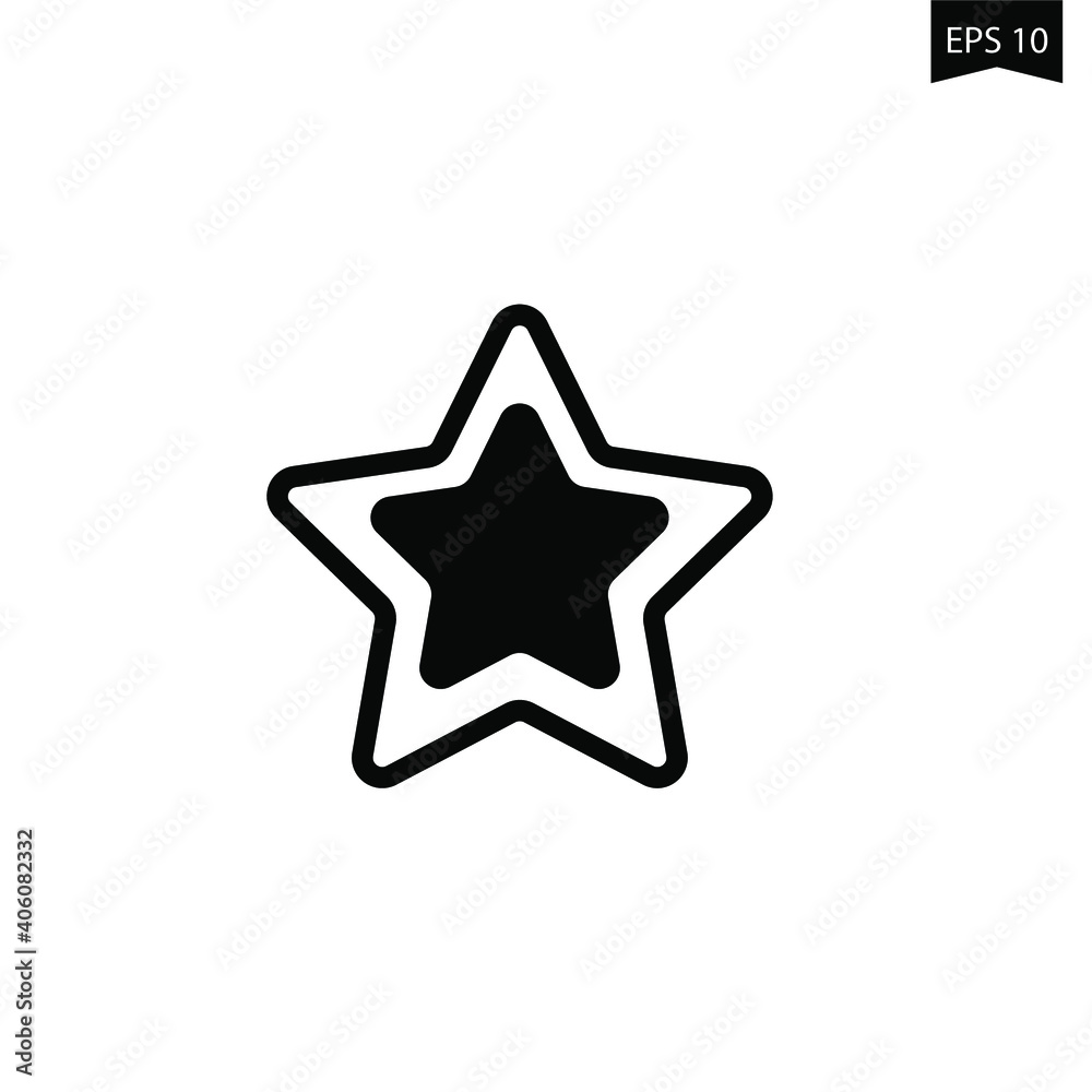 Obraz premium popular star icon