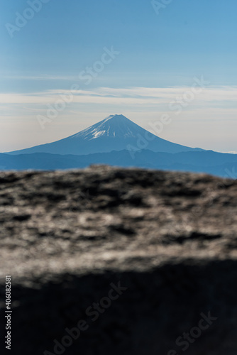 Fuji beyond Mizugaki trails