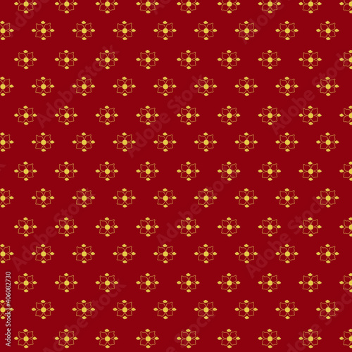 Chinese style simple printing vector pattern