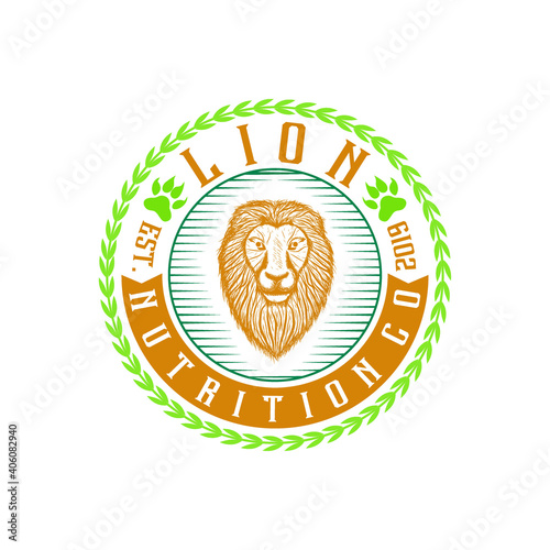vintage lion logo