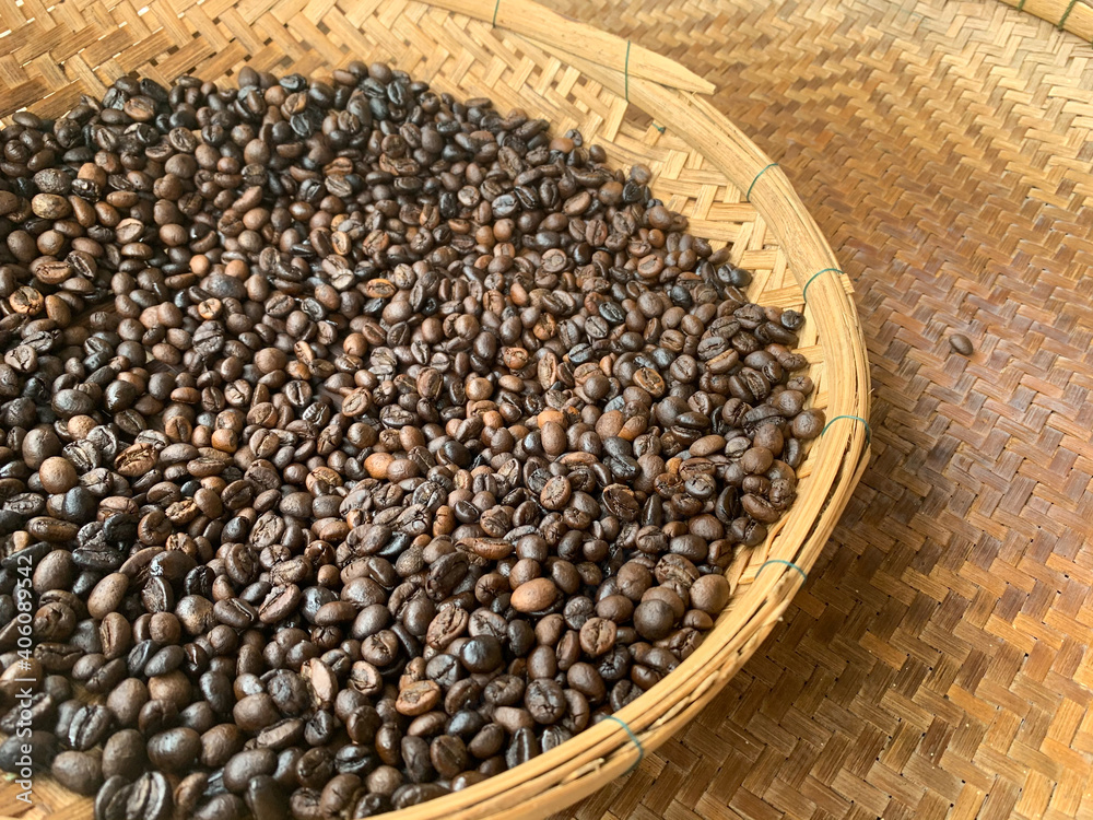 coffee bean in a bowl coffee bean in a bowl