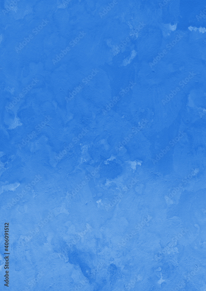 Blue ink and watercolor texture on white paper background. Gradient paint strokes and decalcomania effect. Hand-painted gouache abstract image. Mess on the canvas. Blue ink and watercolor texture on white paper background. Gradient paint strokes and decalcomania effect. Hand-painted gouache abstract image. Mess on the canvas.
