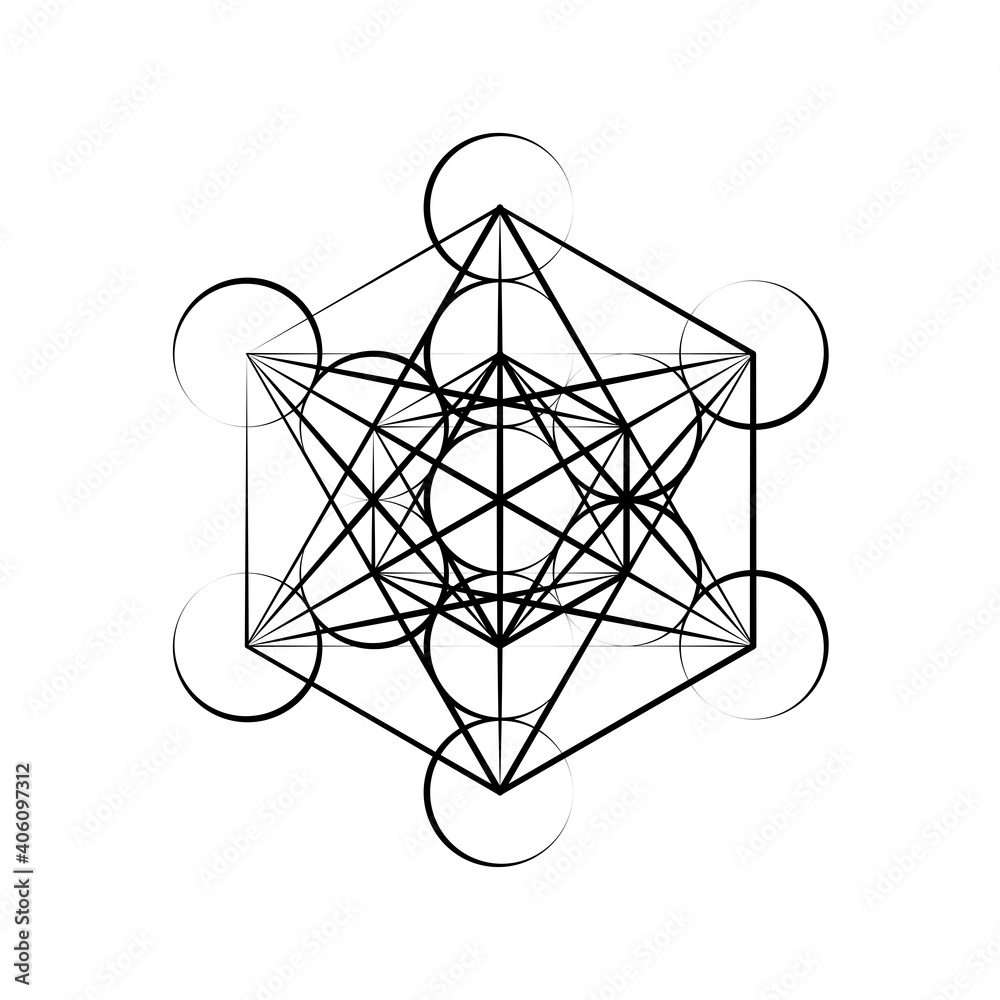 Hexagon outline silhouette Hexagon outline silhouette