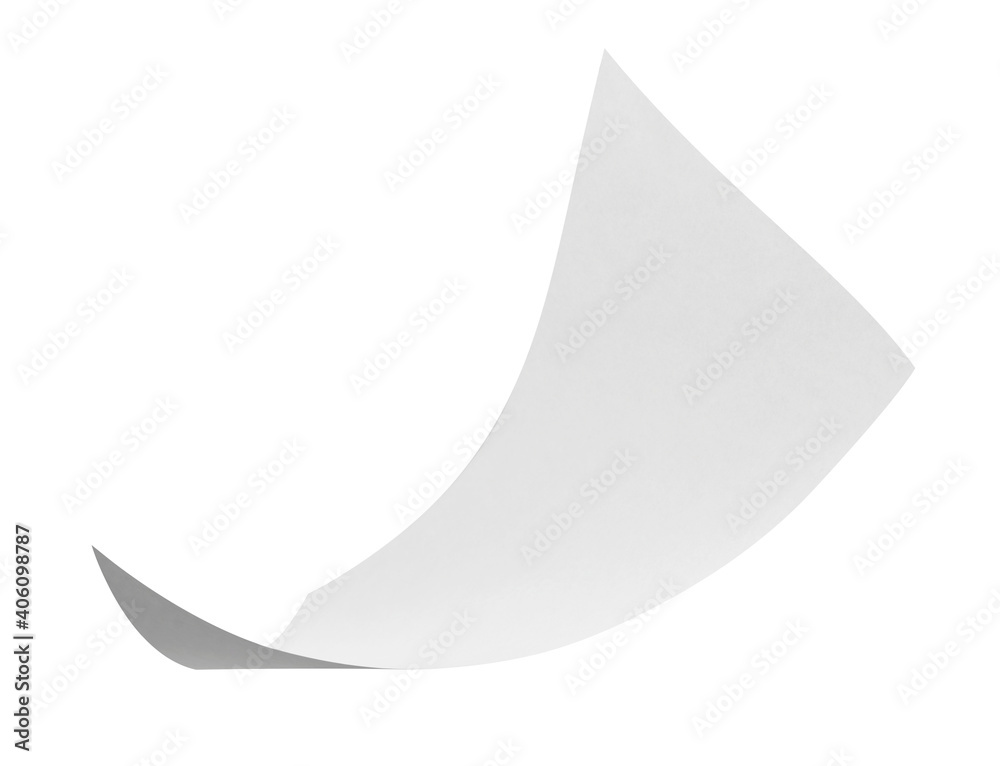 Fototapeta premium paper document flying paperwork business wind office