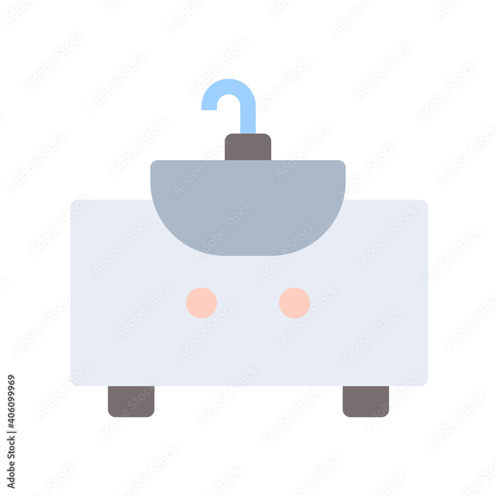 sink icon logo with flat illustration style vector. great for use web, mobile app, pattern, design etc. sink icon logo with flat illustration style vector. great for use web, mobile app, pattern, design etc.