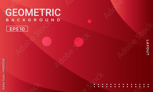 Red gradient geometric background. Perfect for copybook brochures, school books, Notebook paper, book, magazine template.