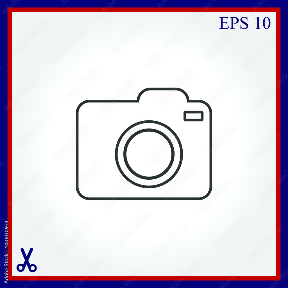 camera icon vector illustration