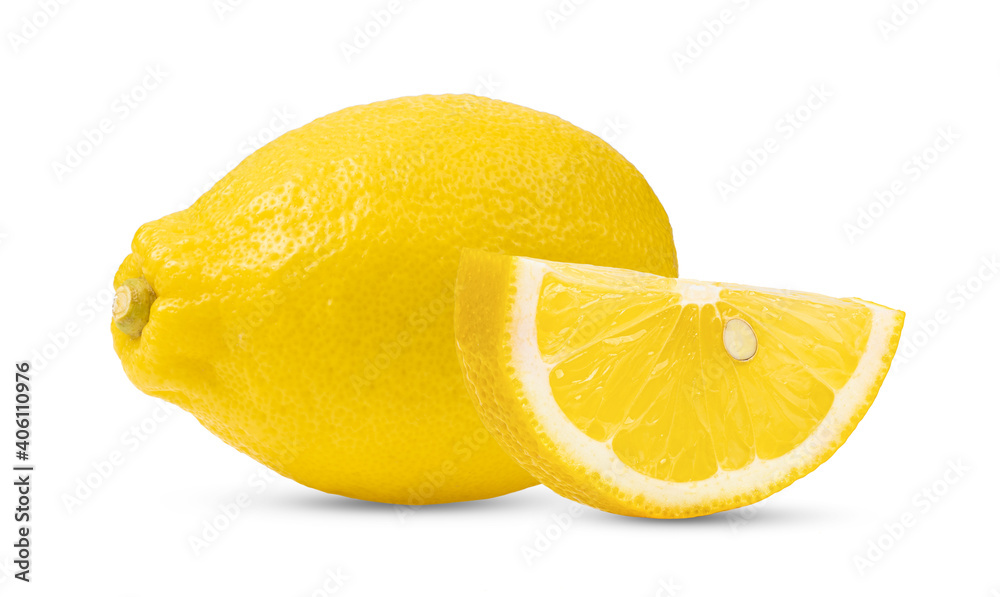lemon isolated on white lemon isolated on white