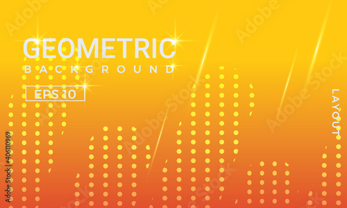 Colorful gradient geometric background with halftone pattern. Perfect for copybook brochures, school books, Notebook paper, book, magazine template.