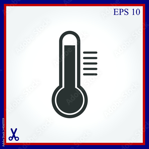 Thermometer vector icon