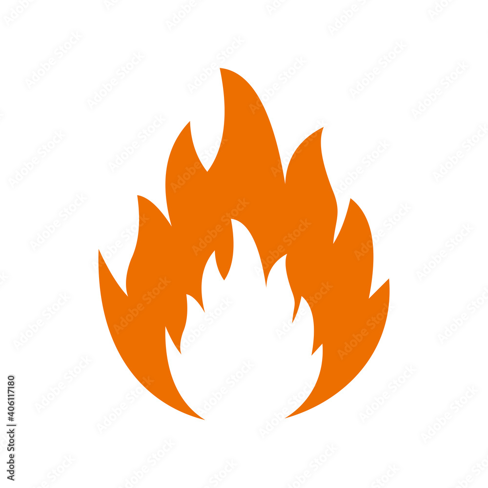 fire icon vector illustration sign fire icon vector illustration sign