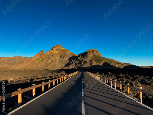 road trip by the teide national park
