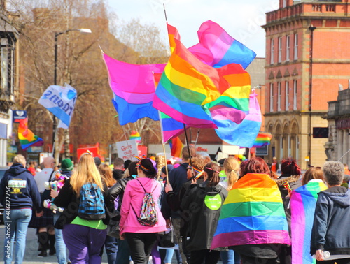 LGBTQ friendly parade in Great Britain