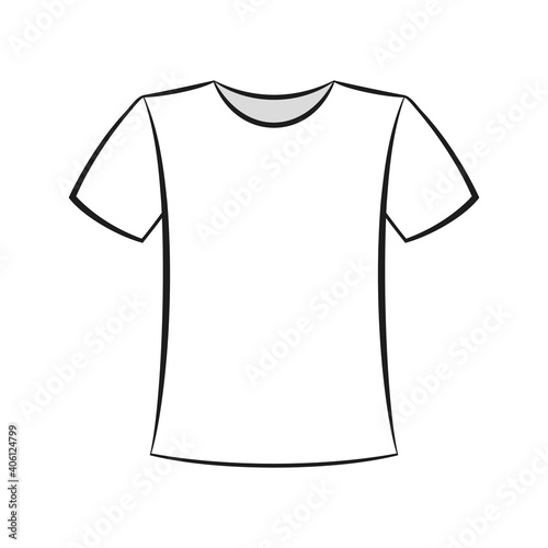 T-shirt Flat Illustration