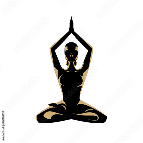Yoga Flat Illustration