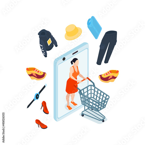Online Shopping Concept