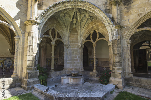 Santa Cruz Monastery, Cloister, Coimbra old city, Beira Province, Portugal, Unesco World Heritage Site