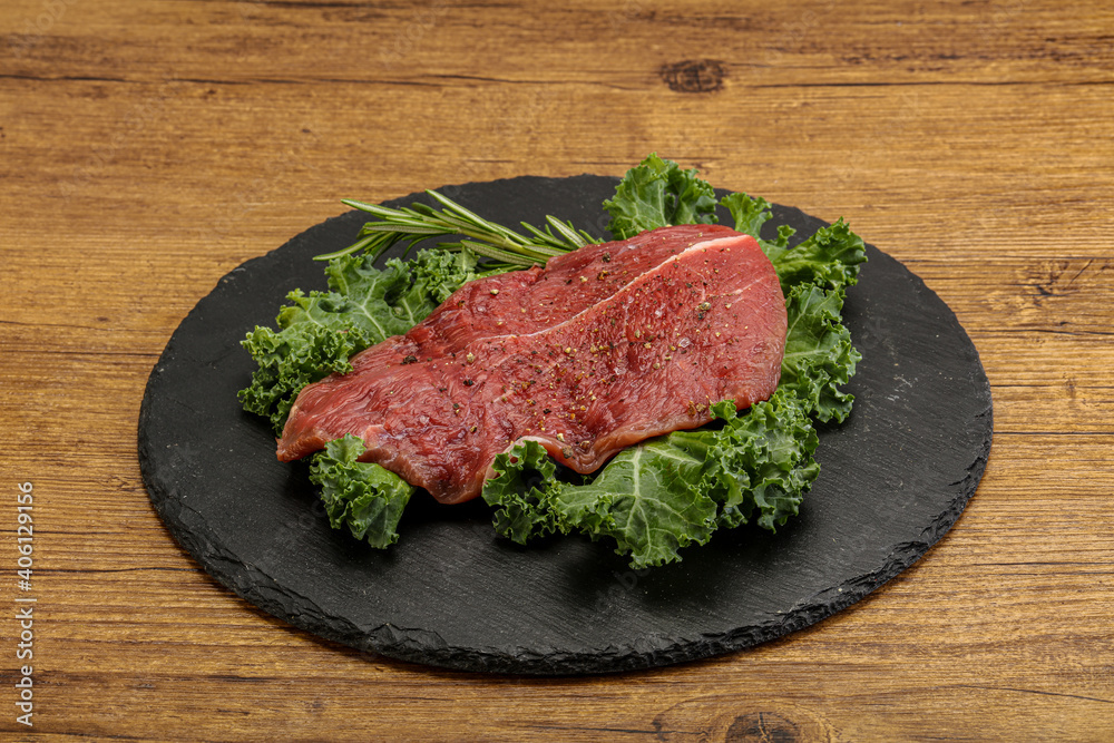 Raw beef steak for grill