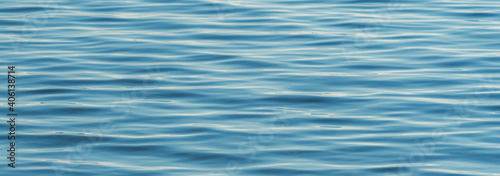 Fototapeta Naklejka Na Ścianę i Meble -  Close-up of blue water with calm ripples