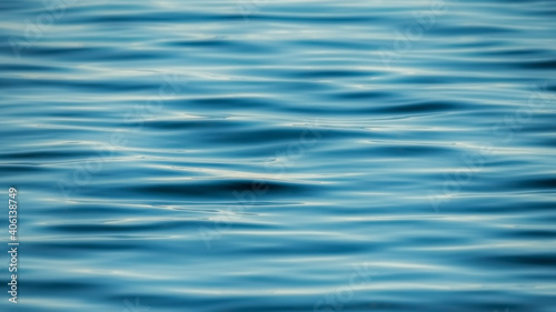 Close-up of blue water with calm ripples