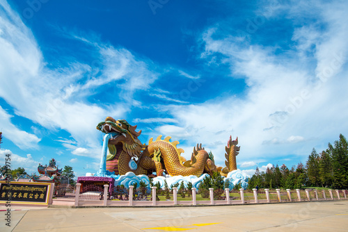 SUPHAN BURI  THAILAND - 9 AUG 2020  Dragon Descendants Museum in Suphab Buri  Thailand
