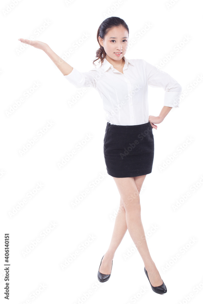 Portrait of a Young business woman standing Portrait of a Young business woman standing