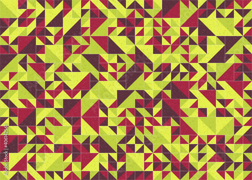 Abstract Geometric Pattern generative computational art illustration