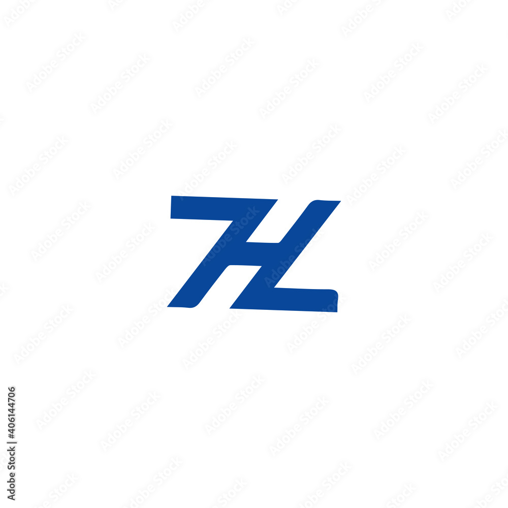 Letter ZH OR HZ , Z, H, L, ZHL Monogram Logo Design Minimal abstract symbol icon for your design, vector illustration. Letter ZH OR HZ , Z, H, L, ZHL Monogram Logo Design Minimal abstract symbol icon for your design, vector illustration.
