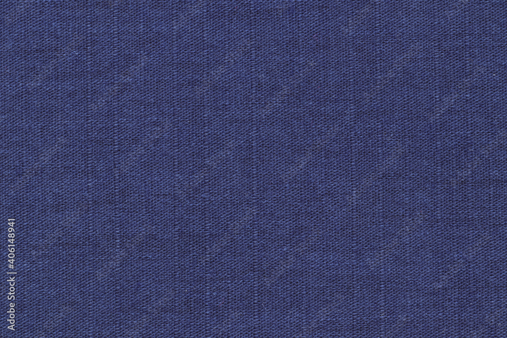 The texture of dark blue fabric for clothing. The texture of dark blue fabric for clothing.