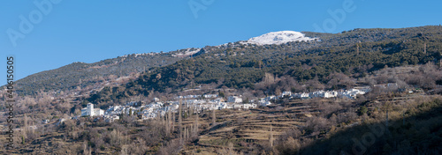 The town of Bubion in southern Spain