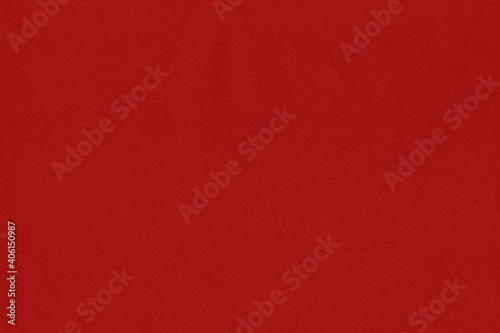 Clean red retro paper background. Vintage cardboard texture. Grunge paper for drawing. Simple blank fabric pattern.