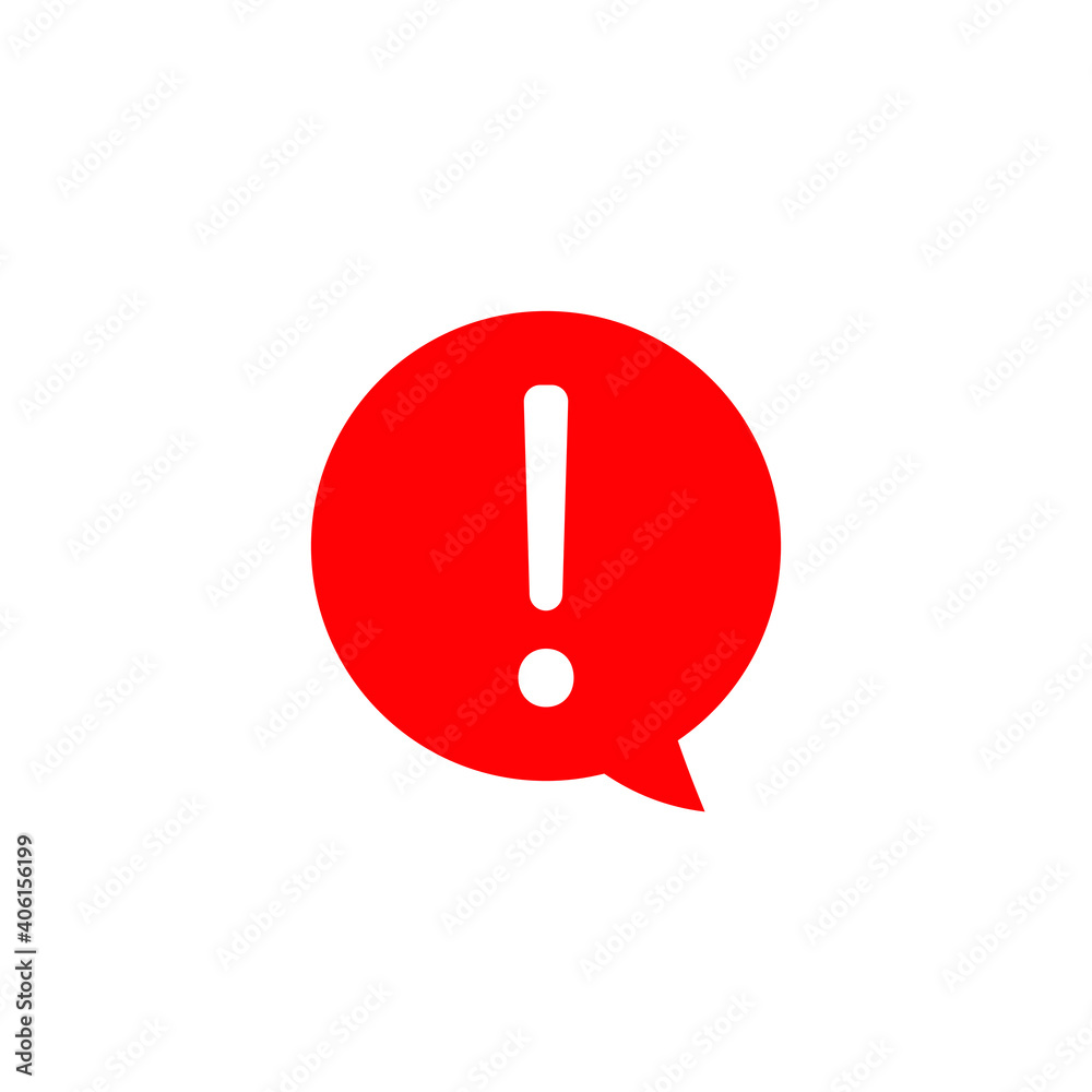 Exclamation mark icon, Attention concept, vector Exclamation mark icon, Attention concept, vector