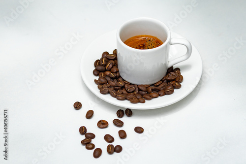 Cooking aromatic  invigorating coffee drinks
