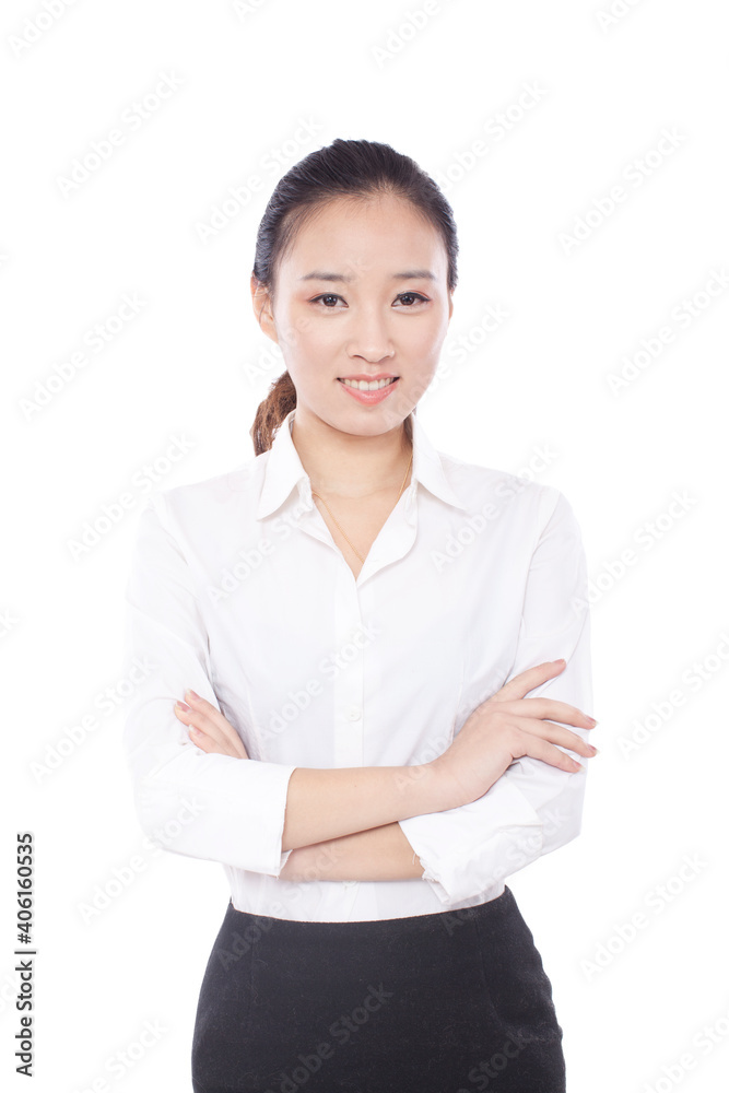 Portrait of a Young business woman standing Portrait of a Young business woman standing