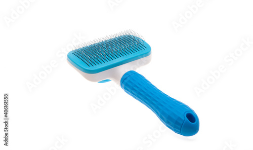 slicker for dogs isolated