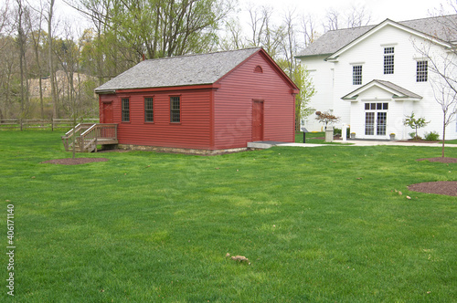 red farm building