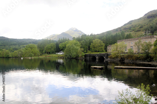 A view of Lock Lomond in Scotland