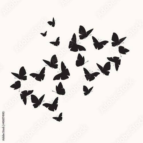 Heart of butterflies Valentine's day card
