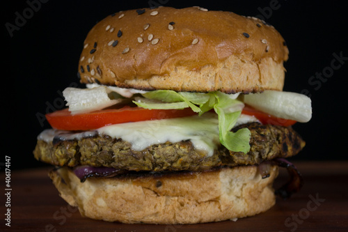 healthy vegetarian burger