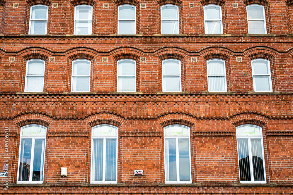 Obraz premium Red brick building