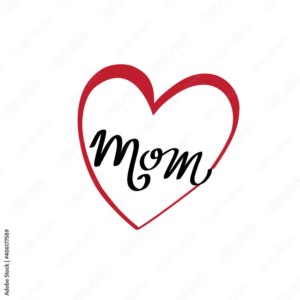 Mothers day icon card vector