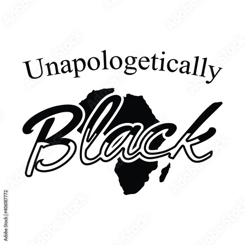 Funny Quote American Africa text and illustration